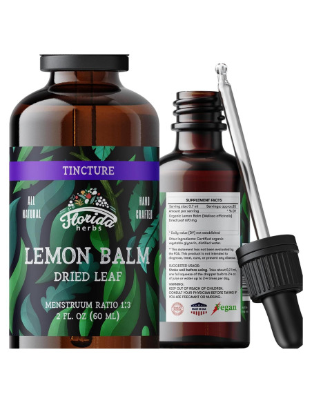 Tintura de Bálamo Limón Florida Herbs 59 ml Orgánica No OGM