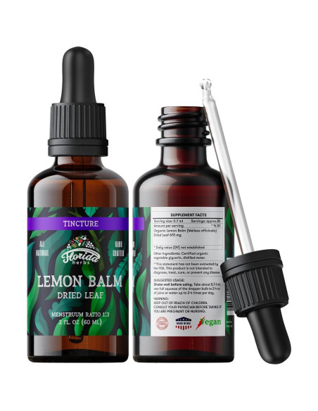 Tintura de Bálamo Limón Florida Herbs 59 ml Orgánica No OGM