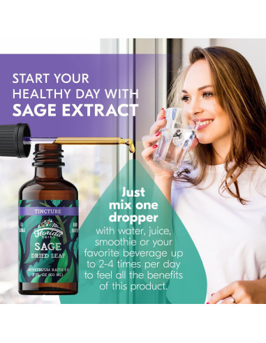 Extracto de Salvia Florida Herbs 59 ml - Suplemento Orgánico