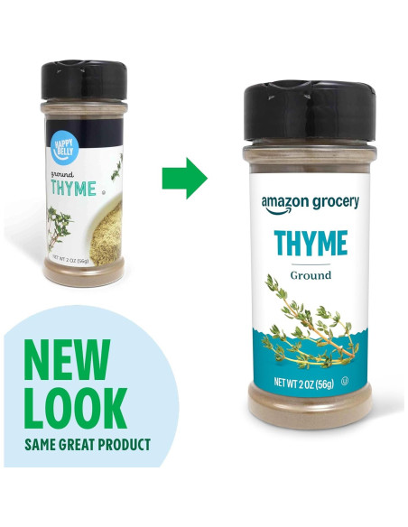 Tomillo Molido Amazon Grocery 56.7 g - Sabor Ligero