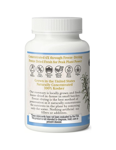 Cápsulas de Romero Liofilizado Eclético 300 mg - 90 Unidades