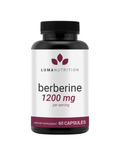 Suplemento de Berberina Luma Nutrition 1200mg Vegano 60 Cápsulas