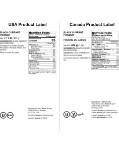 Polvo de Grosella Negra Food to Live 0.45 kg - Superalimento Vegano 2