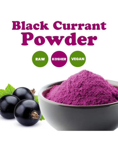 Polvo de Grosella Negra Food to Live 0.45 kg - Superalimento Vegano