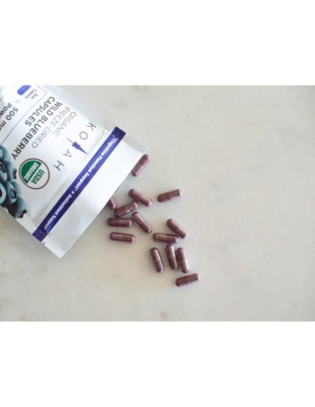 Cápsulas de Arándano Silvestre Orgánico KOYAH - 60 Unidades