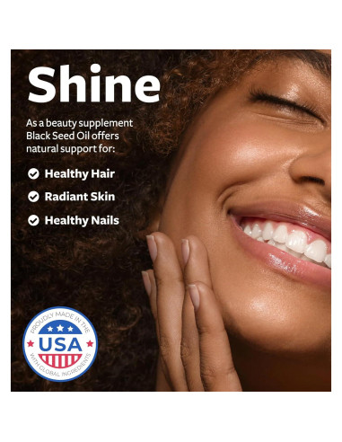 Aceite de Semilla Negra Healths Harmony 120 Cápsulas 500mg