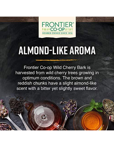 Corteza de Cereza Silvestre Frontier Co-op 453g - Té Natural Kosher