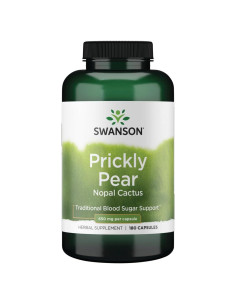 Cápsulas de Cactus Higo Chumbo Swanson 650mg 180 Unidades