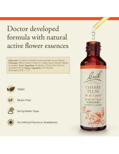 Esencia Floral Bach Ciruela Cherry 20mL - Equilibrio Emocional 2