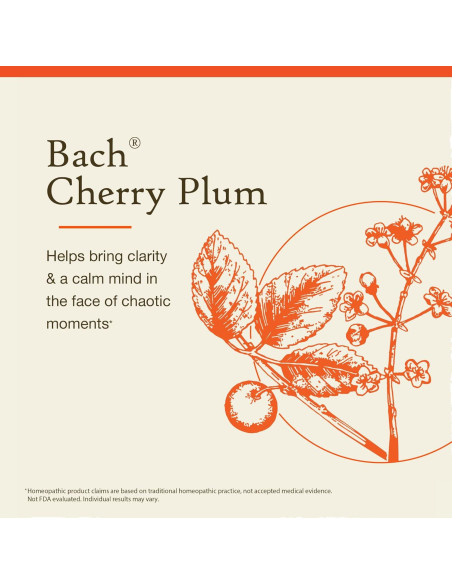 Esencia Floral Bach Ciruela Cherry 20mL - Equilibrio Emocional