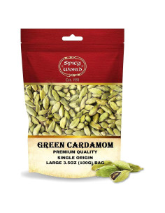 Vainas de Cardamomo Verde Spicy World 99.22 g - Calidad Premium