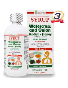 Jarabe Natural de Berro y Cebolla Rábano - Miel 227 g 2