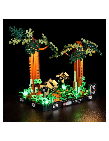 Kit de Luz LED YEABRICKS para Diorama Star Wars 75353