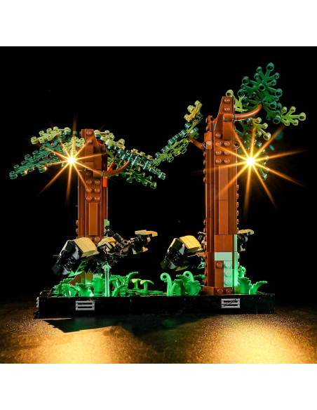 Kit de Luz LED YEABRICKS para Diorama Star Wars 75353