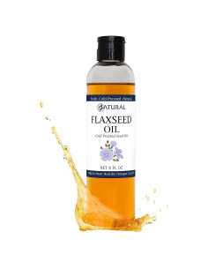 Aceite de Semilla de Lino Zatural 227g Prensado en Frío Omega-3