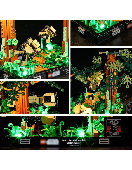 Kit de Luz LED YEABRICKS para Diorama Star Wars 75353
