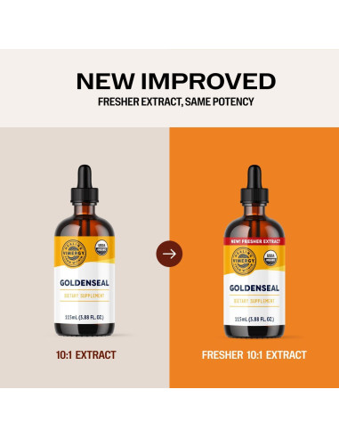 Tintura de Sello Dorado Vimergy 115 mL - Orgánica y Vegana