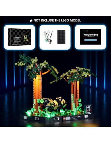 Kit de Luz LED YEABRICKS para Diorama Star Wars 75353