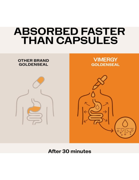 Tintura de Sello Dorado Vimergy 115 mL - Orgánica y Vegana