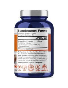 Suplemento Raíz de Sarsaparilla NusaPure 150 Cápsulas 3000mg 2