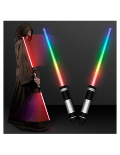 Sable Iluminado Deluxe Doble con Luces y Sonido 127 cm