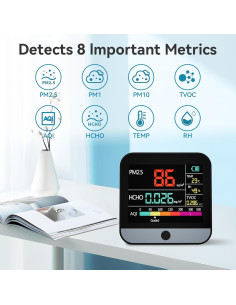 Monitor de Calidad del Aire Hamos DM306 13 en 1 Portátil 2