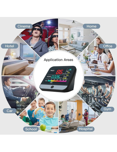 Monitor de Calidad del Aire Hamos DM306 13 en 1 Portátil