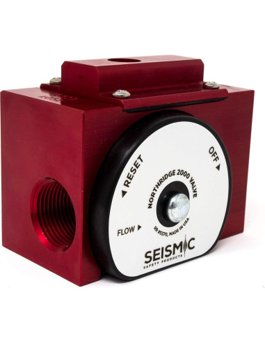 Válvula de Gas Manual Stark M75 con Nivel - Cierre Sísmico