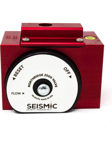 Válvula de Gas Manual Stark M75 con Nivel - Cierre Sísmico