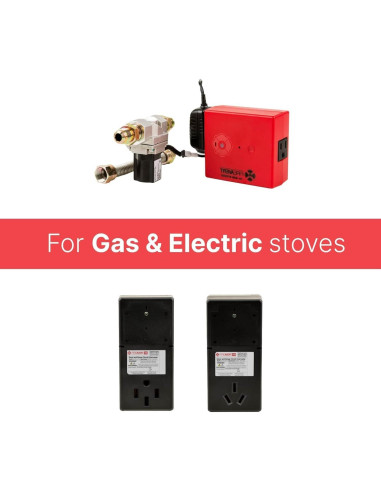 Dispositivo Apagado Automático FireAvert para Estufas a Gas - 2 Paquete