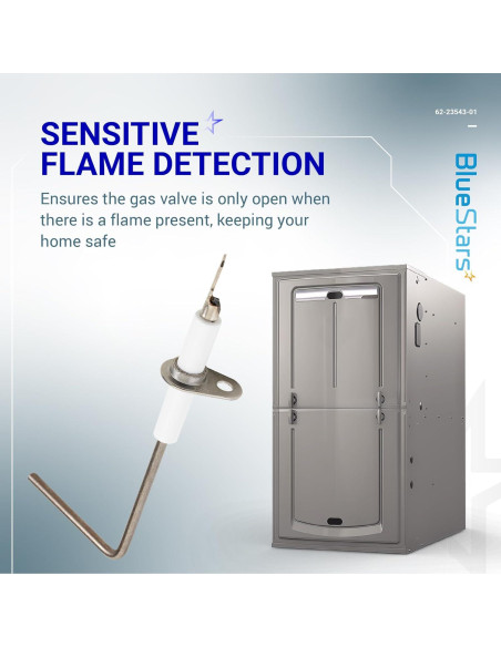 Sensor de Llama BlueStars 62-23543-01 Paquete de 2 para Hornos