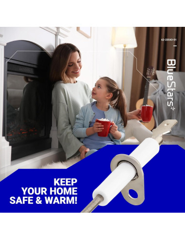 Sensor de Llama BlueStars 62-23543-01 Paquete de 2 para Hornos