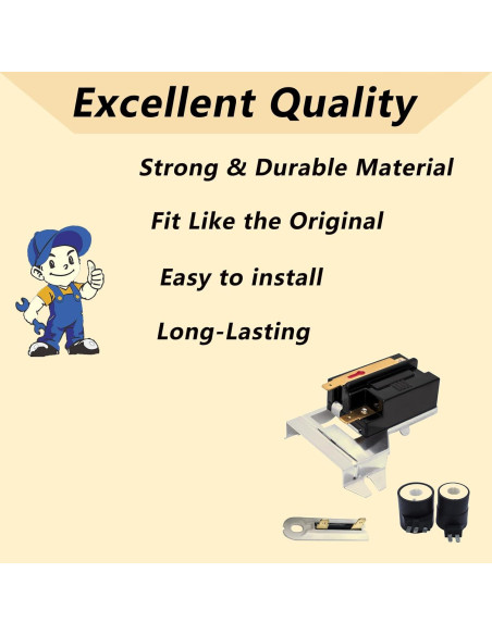 Kit de Reemplazo para Secadora JESE: Sensor de Llama, Fusible Térmico y Bobina