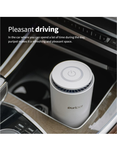 Purificador de Aire Portátil Puripot M1+ con Luz Azul PCO