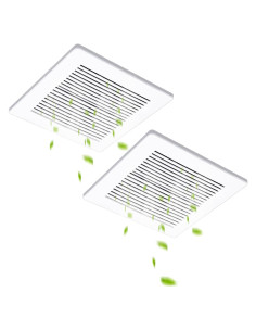 Cubierta de Ventilador de Extractor Baño Baquler 28x28cm - 2 Pcs