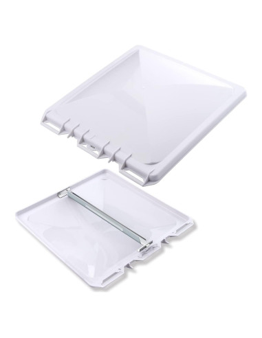 Cubierta de Ventilación de Techo para RV HOMEE 33x33cm Blanca
