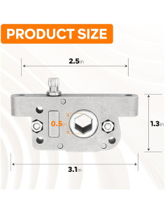 Engranaje de Elevación SyunsXoon 1020281K1A para Ventiladores RV 2