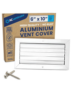 Rejilla de Ventilación de Aluminio 6x10 LAMINAIRE - Ajustable
