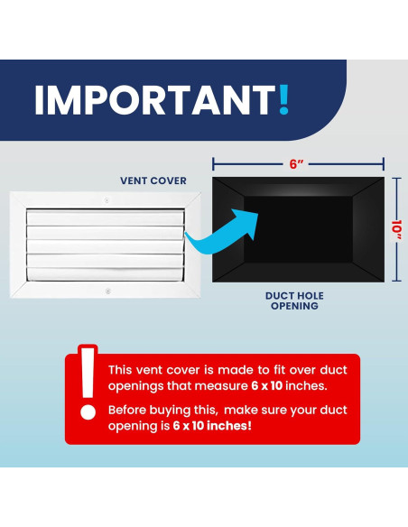 Rejilla de Ventilación de Aluminio 6x10 LAMINAIRE - Ajustable