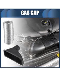 Conducto de Aire de Freno INFINAUTO Frontal 16.8x6.4cm 2