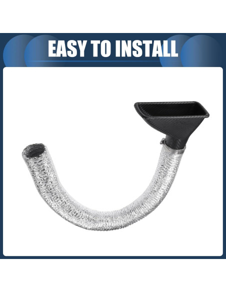 Conducto de Aire de Freno INFINAUTO Frontal 16.8x6.4cm