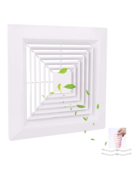 Cubierta de Ventilador de Extractor de Baño Gloss-1P 30x30 cm