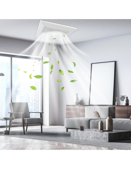 Cubierta de Ventilador de Extractor de Baño Gloss-1P 30x30 cm