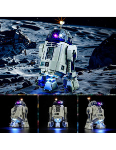 Kit de Luz LED YEABRICKS para LEGO 75379 Star Wars R2-D2 2