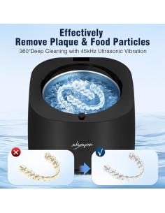 Limpiadora Ultrasónica de Retenedores Skysipin 45KHz 192g Negra 2