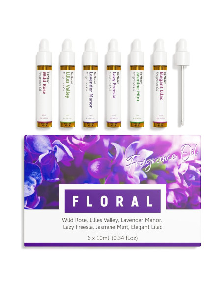 Conjunto de Aceites Aromáticos Premium Benatu Floral 6 Pcs Conjunto de Aceites Aromáticos Premium Benatu Floral 6 Pcs