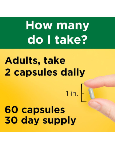 Nature Made Magnesio Glicinato 200 mg - 60 Cápsulas Suplemento