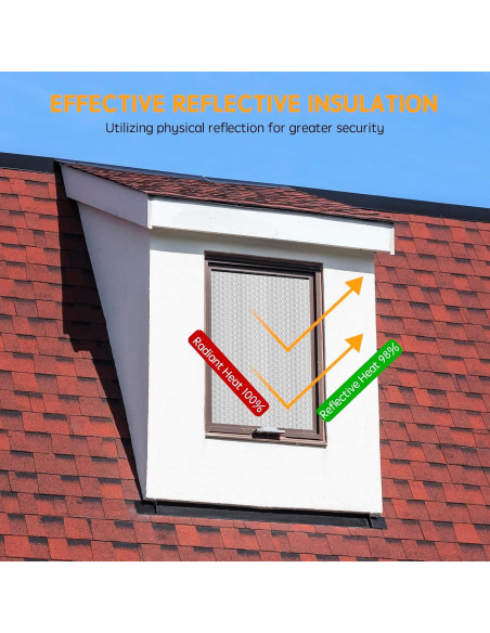 Aislante Reflectante Doble LSGCQ 60 cm x 3.05 m para Ventanas