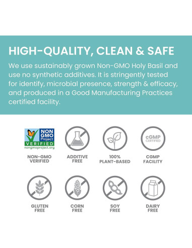 Suplemento Herbal Albahaca Sagrada Himalaya Tulsi 720 mg 60 Cápsulas