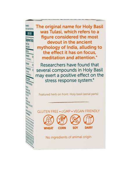 Suplemento Herbal Albahaca Sagrada Himalaya Tulsi 720 mg 60 Cápsulas